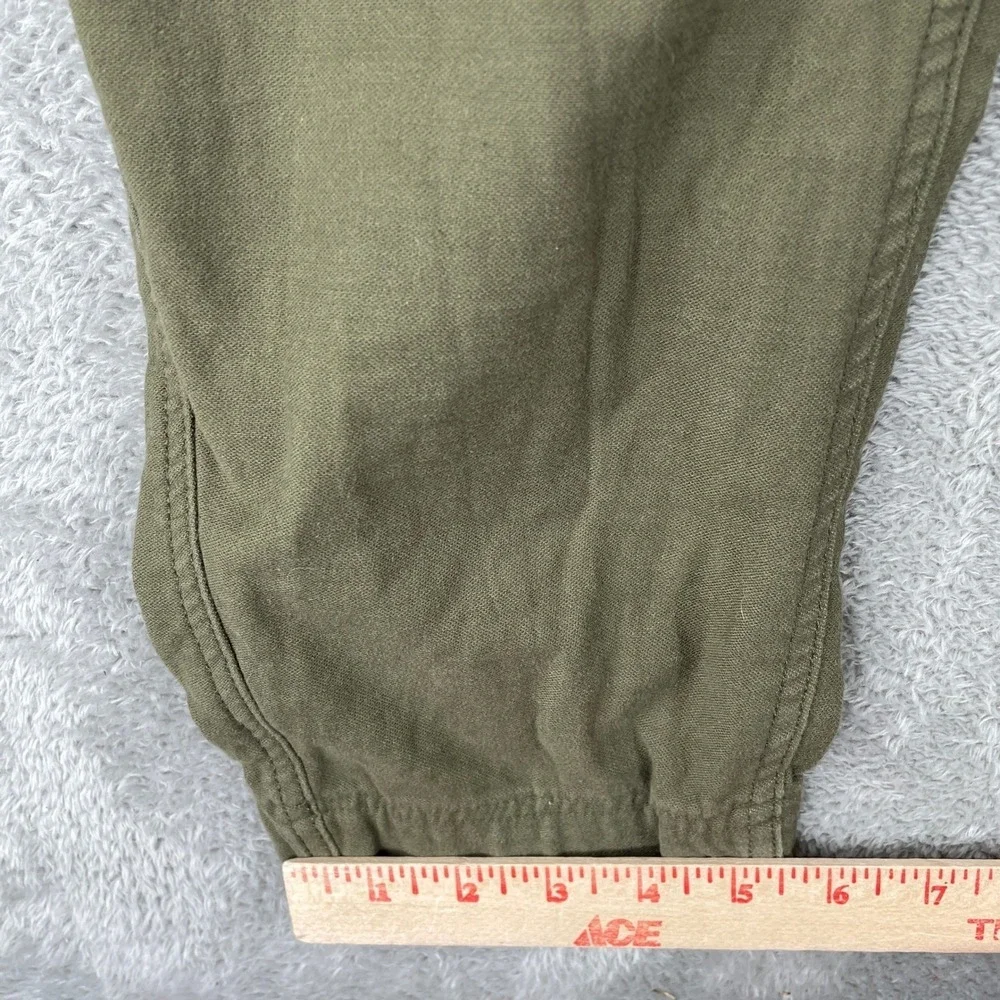 REI Co-op Trailsmith Jogger Pants Mens 36x34 Green Cotton Stretch Utility Hiking